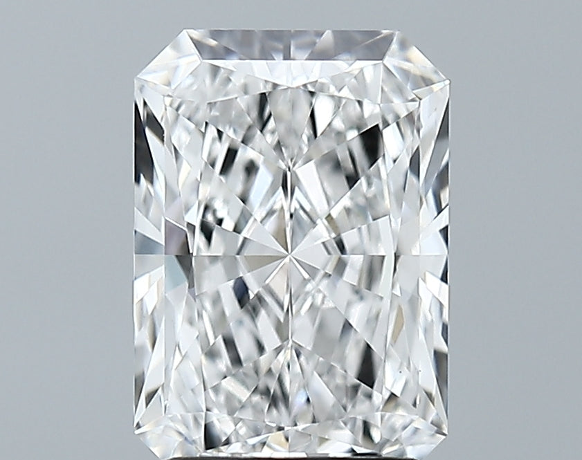 Lab-Grown 2.59 Carat Radiant Cut Diamond color E Clarity VS1 With GIA Certificate, precious stones, engagement diamonds