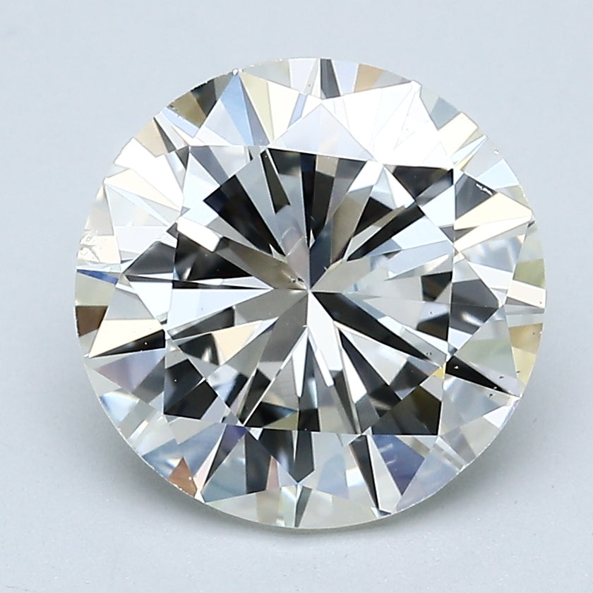 GIA Certified 3.52 Ct Round Brilliant Diamond Loose J-SI2 Natural, natural diamonds, precious stones, engagement diamonds