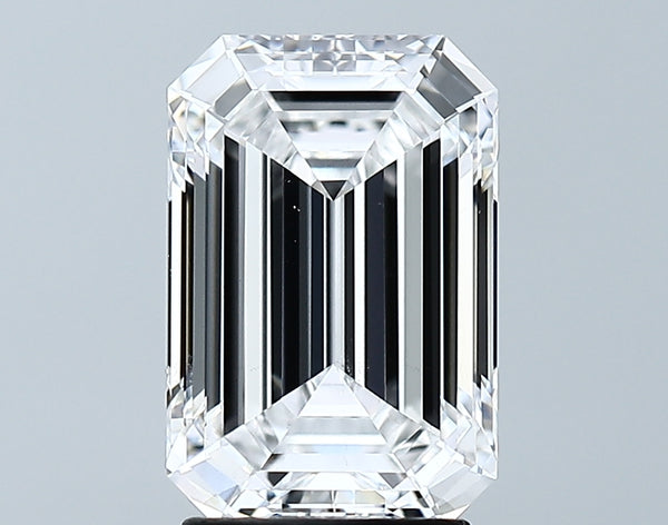 Lab-Grown 2.81 Carat Emerald Cut Diamond color D Clarity VS2 With GIA Certificate, precious stones, engagement diamonds