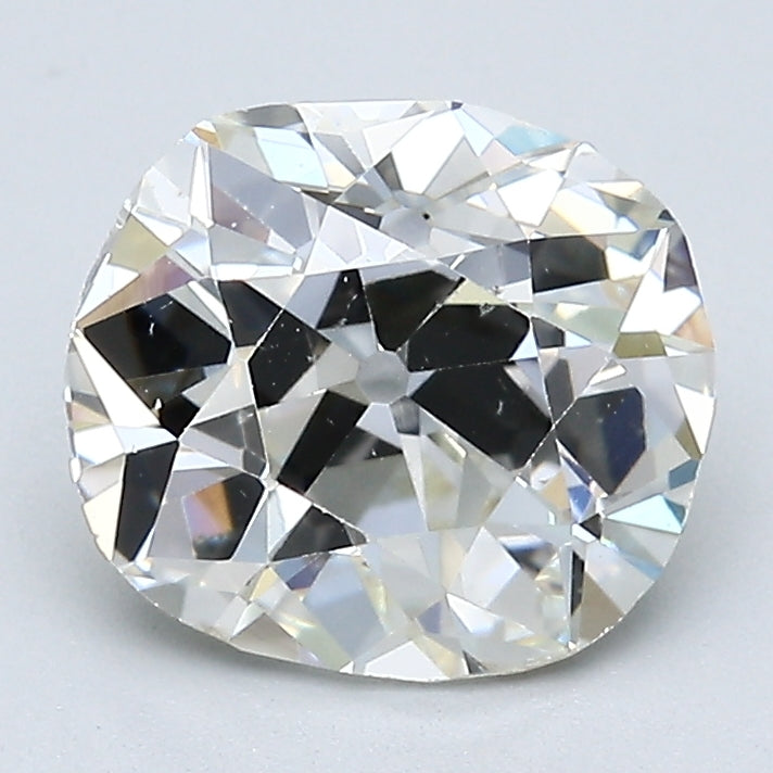 2.45 Carat Old Miner Cut Antique Natural Mined Diamond J Color SI1 Clarity With GIA Certificate, natural diamonds, precious stones, engagement diamonds