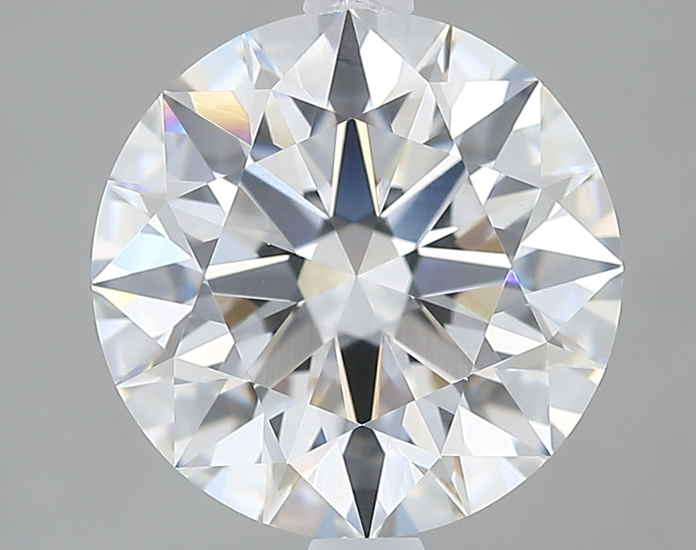 Lab-Grown 3.32 Carat Round Brilliant Diamond color E Clarity VVS2, precious stones, engagement diamonds