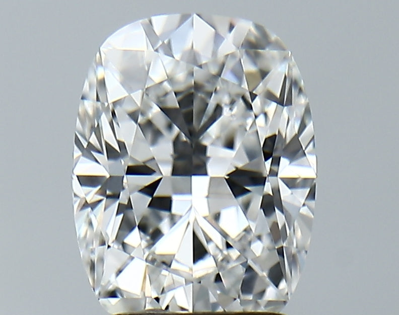 Lab-Grown 2.42 Carat Cushion Brilliant Diamond color E Clarity VVS2 With GIA Certificate, precious stones, engagement diamonds