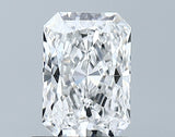 Lab-Grown 1.08 Carat Radiant Cut Diamond color D Clarity VVS2 With GIA Certificate, precious stones, engagement diamonds