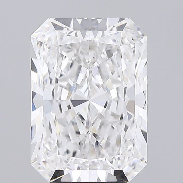 Lab-Grown 5.16 Carat Radiant Cut Diamond color E Clarity VVS2 With GIA Certificate, precious stones, engagement diamonds