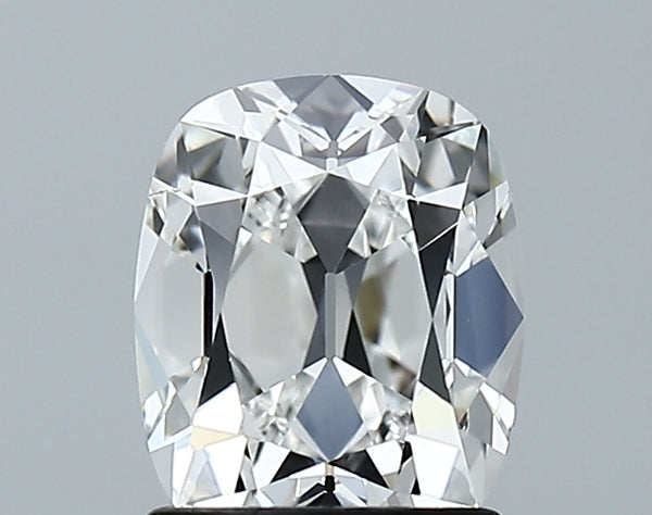 Lab-Grown 1.52 Carat Antique Cushion Cut Diamond color F Clarity VS1 With GIA Certificate, precious stones, engagement diamonds