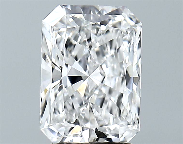 Lab-Grown 2.09 Carat Radiant Cut Diamond color E Clarity VVS2 With GIA Certificate, precious stones, engagement diamonds
