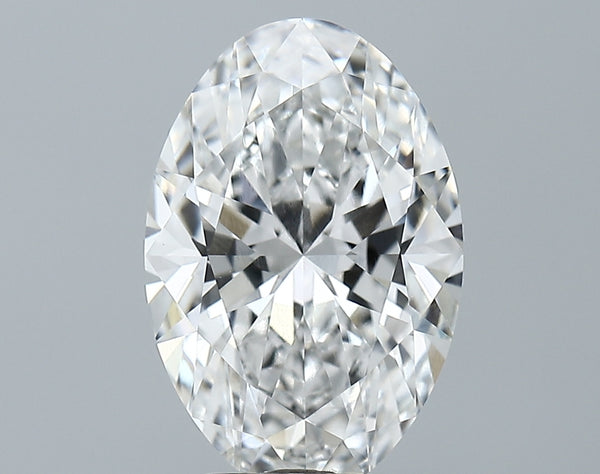 Lab-Grown 3.67 Carat Oval Shape Diamond color D Clarity VVS2, precious stones, engagement diamonds