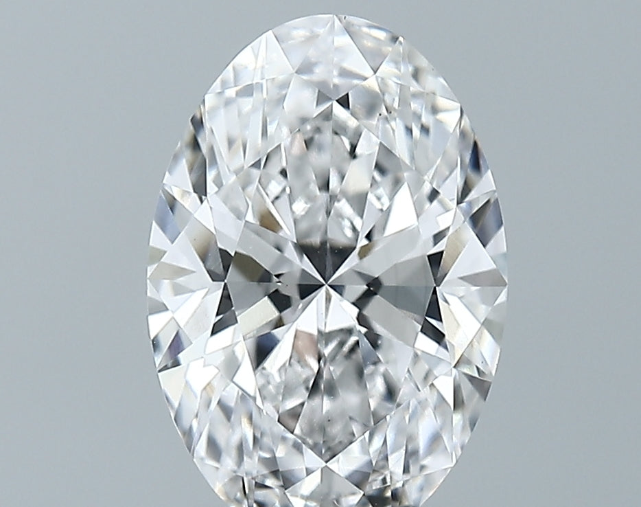 Lab-Grown 2.78 Carat Oval Shape Diamond color E Clarity VS1 With GIA Certificate, precious stones, engagement diamonds