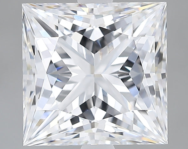 Lab-Grown 3.59 Carat Princess Cut Diamond color D Clarity VVS2 With GIA Certificate, precious stones, engagement diamonds