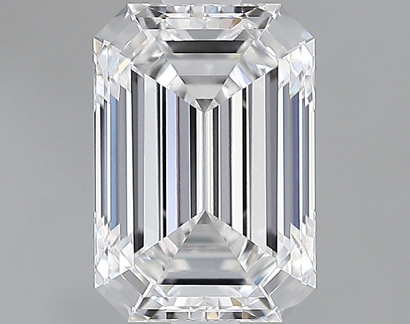 Lab-Grown 1.55 Carat Emerald Cut Diamond color E Clarity VVS2, precious stones, engagement diamonds