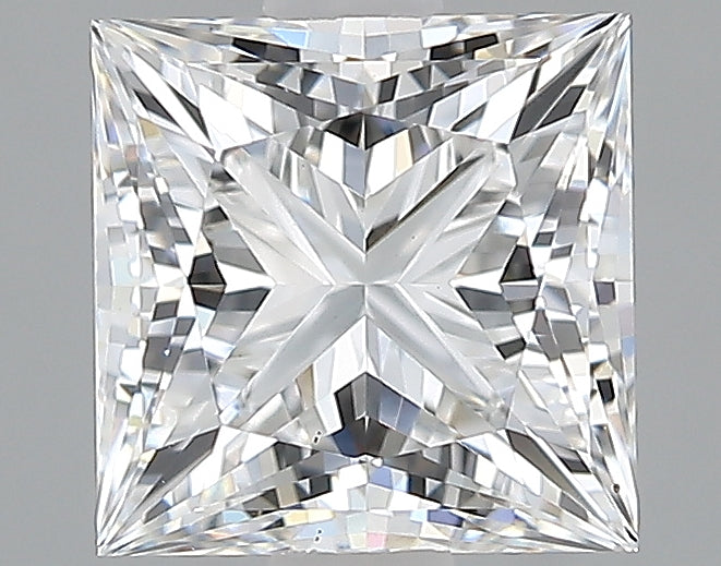 Lab-Grown 1.58 Carat Princess Cut Diamond color D Clarity VVS2, precious stones, engagement diamonds