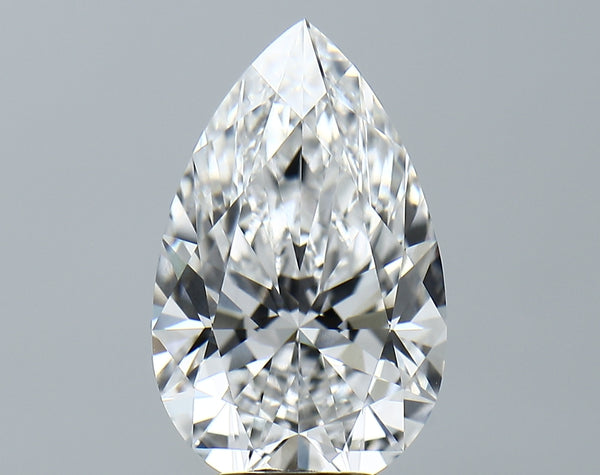 Lab-Grown 5.25 Carat Pear Shape Diamond color E Clarity VVS2 With GIA Certificate, precious stones, engagement diamonds