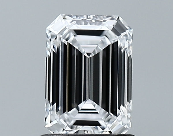 Lab-Grown 1.00 Carat Emerald Cut Diamond color D Clarity VVS2, precious stones, engagement diamonds