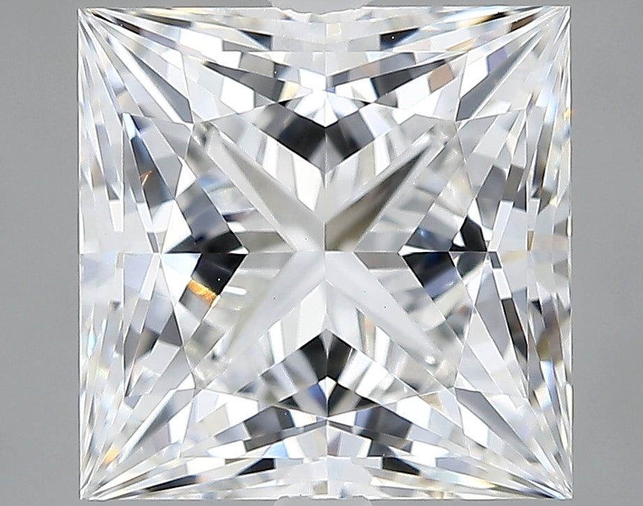 Lab-Grown 4.44 Carat Princess Cut Diamond color E Clarity VVS2, precious stones, engagement diamonds
