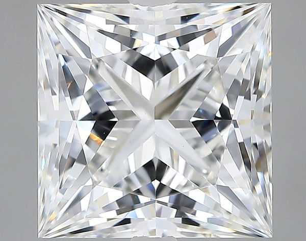 Lab-Grown 4.44 Carat Princess Cut Diamond color E Clarity VVS2, precious stones, engagement diamonds