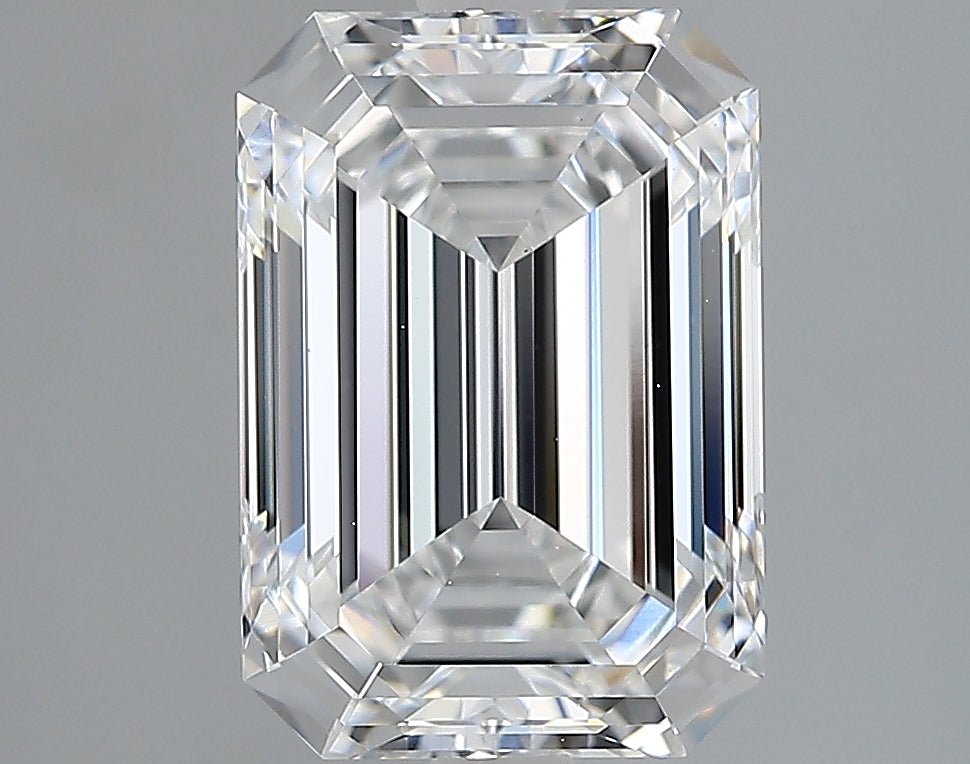 Lab-Grown 2.55 Carat Emerald Cut Diamond color E Clarity VVS2, precious stones, engagement diamonds