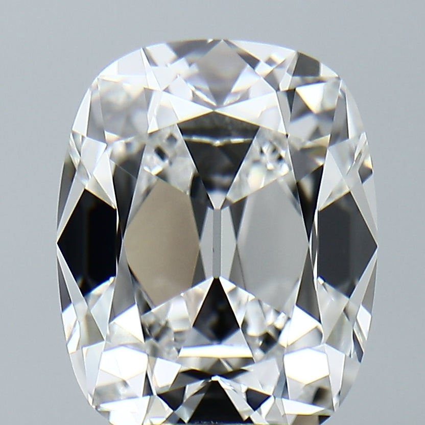 Lab-Grown 5.17 Carat Antique Cushion Cut Diamond color E Clarity VVS2, precious stones, engagement diamonds