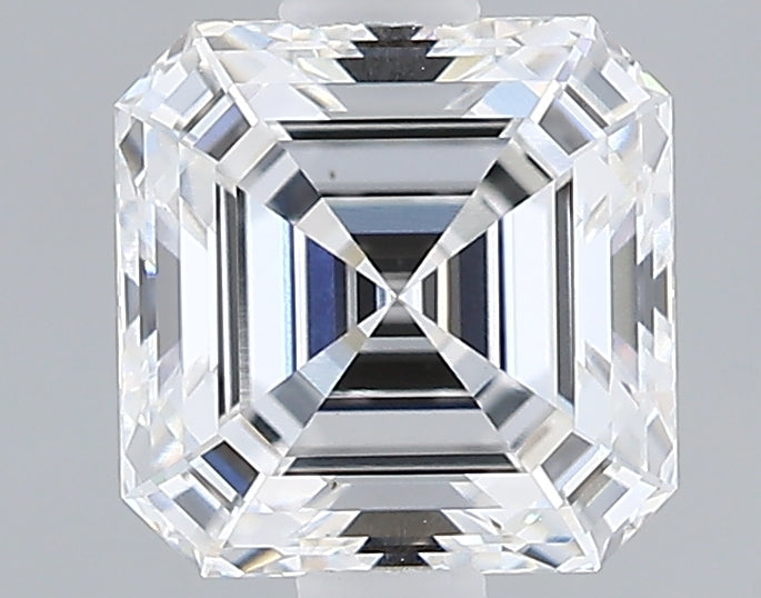 Lab-Grown 1.63 Carat Asscher Cut Diamond color E Clarity VS1 With GIA Certificate, precious stones, engagement diamonds