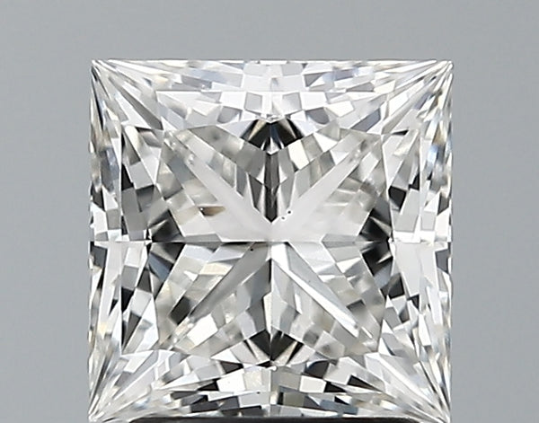 Lab-Grown 1.84 Carat Princess Cut Diamond color G Clarity VS1 With GIA Certificate, precious stones, engagement diamonds