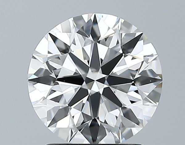 Lab-Grown 1.65 Carat Round Brilliant Diamond color D Clarity VVS2 With GIA Certificate, precious stones, engagement diamonds