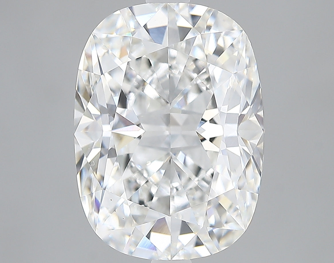 Lab-Grown 3.92 Carat Cushion Brilliant Diamond color E Clarity VVS2, precious stones, engagement diamonds