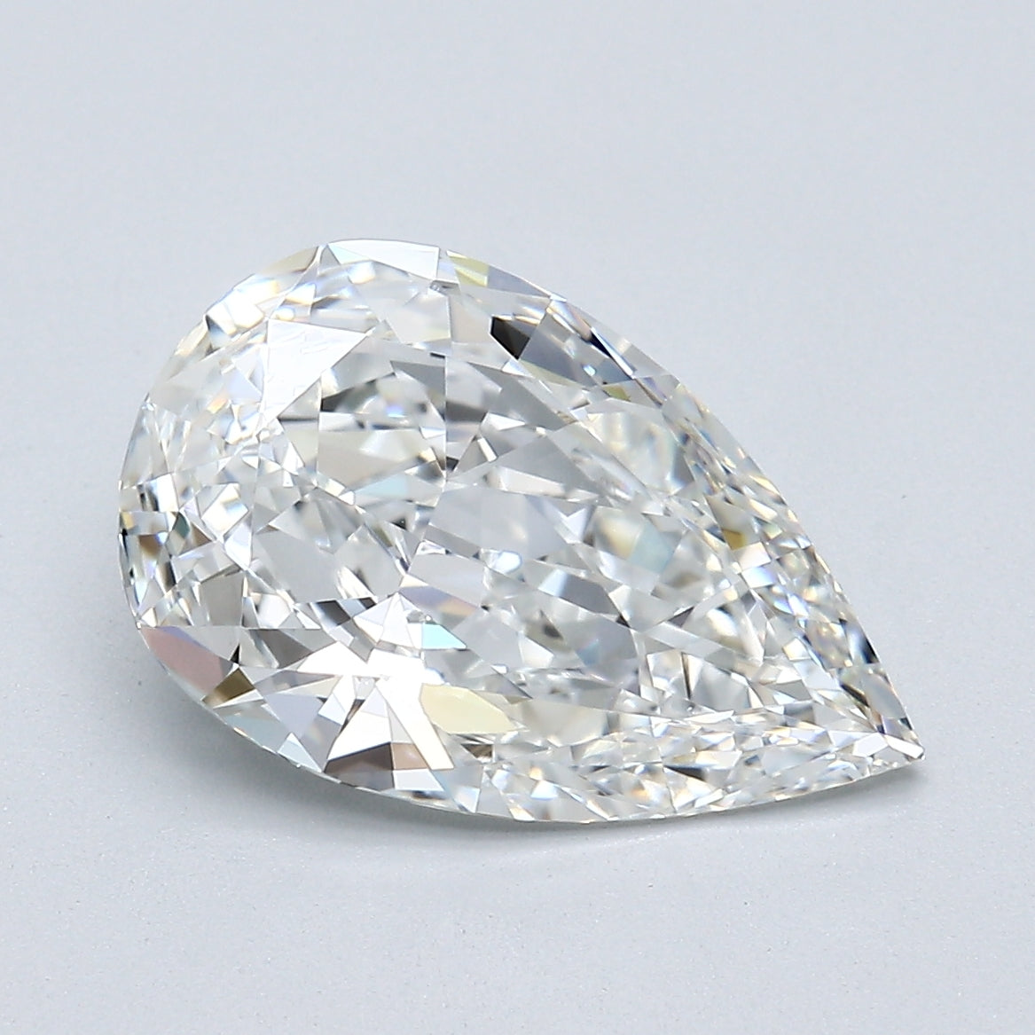 3.42 Carat Pear Shape Natural Mined Diamond F Color VVS2 Clarity With GIA Certificate, natural diamonds, precious stones, engagement diamonds