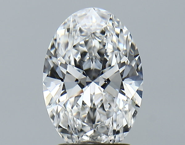 Lab-Grown 2.22 Carat Oval Shape Diamond color E Clarity VS1 With GIA Certificate, precious stones, engagement diamonds