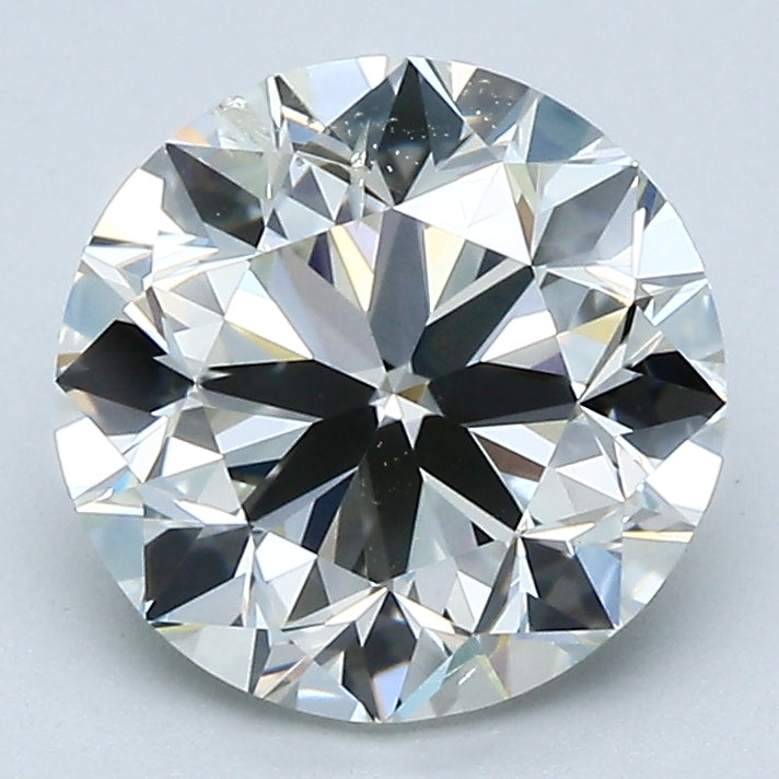 3.05 Carat Round Brilliant Natural Mined Diamond J Color SI2 Clarity With GIA Certificate, natural diamonds, precious stones, engagement diamonds