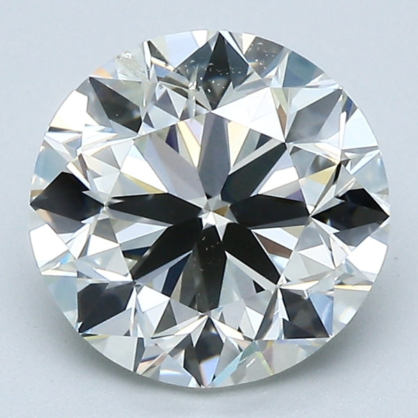 3.05 Carat Round Brilliant Natural Mined Diamond J Color SI2 Clarity With GIA Certificate, natural diamonds, precious stones, engagement diamonds