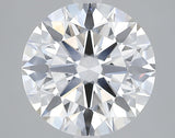 Lab-Grown 3.23 Carat Round Brilliant Diamond color E Clarity VVS2 With GIA Certificate, precious stones, engagement diamonds