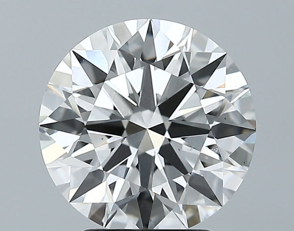 Lab-Grown 2.72 Carat Round Brilliant Diamond color E Clarity VS1 With GIA Certificate, precious stones, engagement diamonds