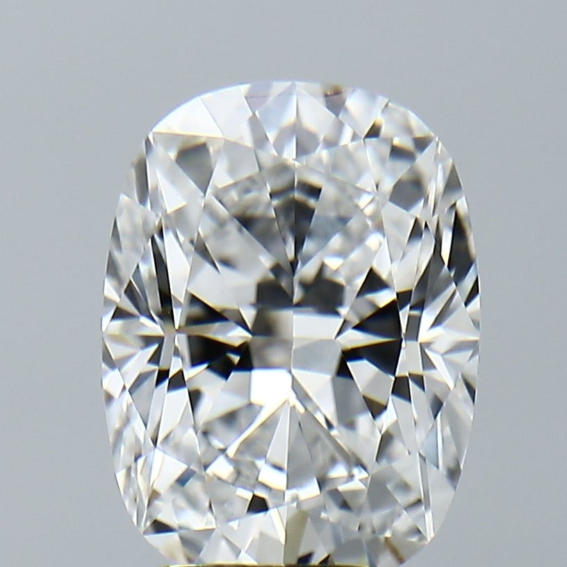 Lab-Grown 3.54 Carat Cushion Brilliant Diamond color E Clarity VVS2, precious stones, engagement diamonds