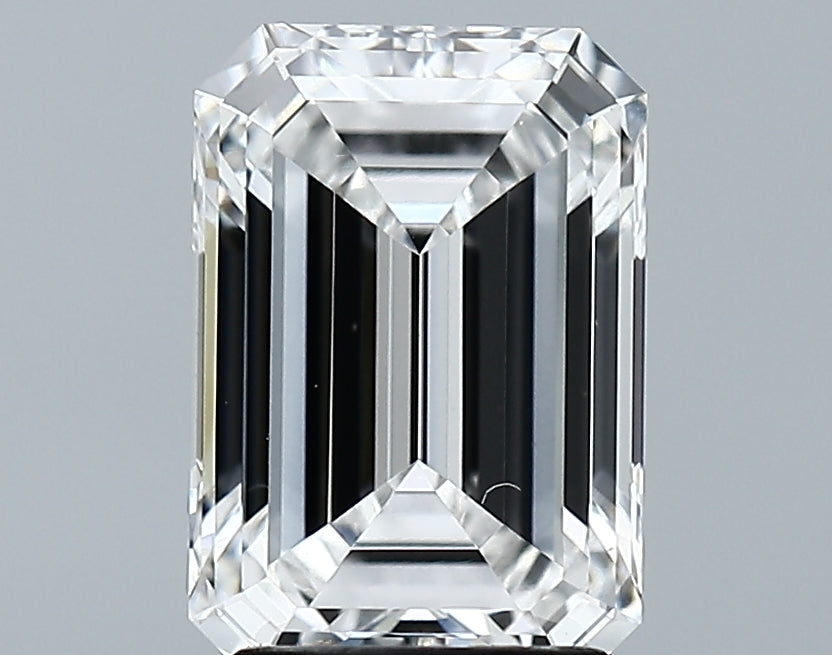 Lab-Grown 2.73 Carat Emerald Cut Diamond color E Clarity VVS1 With GIA Certificate, precious stones, engagement diamonds
