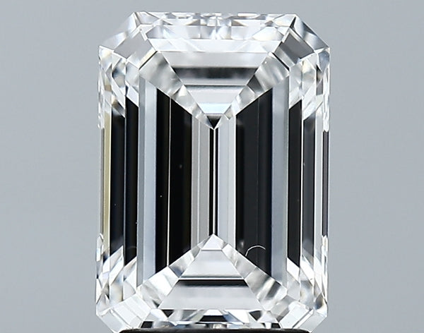 Lab-Grown 2.73 Carat Emerald Cut Diamond color E Clarity VVS1 With GIA Certificate, precious stones, engagement diamonds