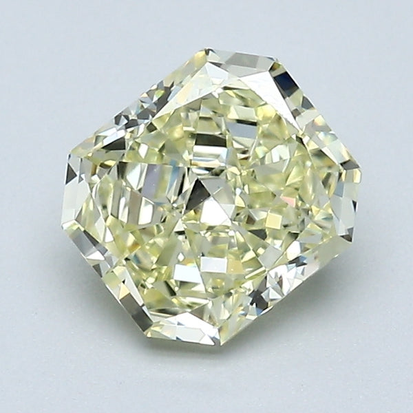 1.36 Carat Radiant Cut Natural Mined Diamond Fancy Light  Yellow Color VVS1 Clarity With GIA Certificate, natural diamonds, precious stones, engagement diamonds