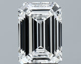 Lab-Grown 2.68 Carat Emerald Cut Diamond color E Clarity VS1 With GIA Certificate, precious stones, engagement diamonds