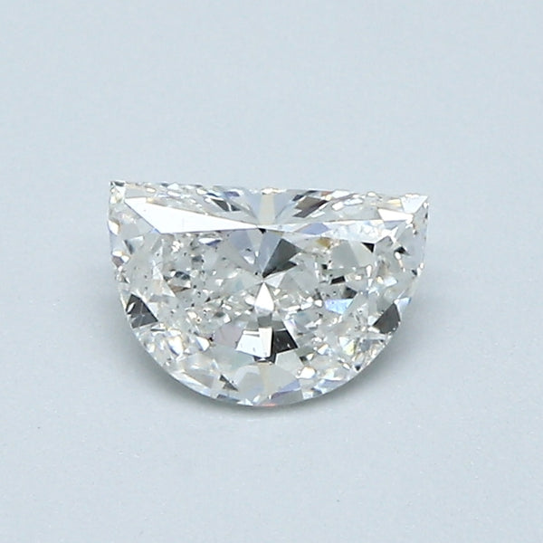 0.42 Carat Half Moon Shape Natural Mined Diamond G Color SI2 Clarity With GIA Certificate, natural diamonds, precious stones, engagement diamonds