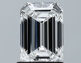 Lab-Grown 1.35 Carat Emerald Cut Diamond color D Clarity VS1 With GIA Certificate, precious stones, engagement diamonds