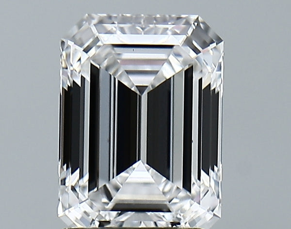 Lab-Grown 2.05 Carat Emerald Cut Diamond color D Clarity VVS2 With GIA Certificate, precious stones, engagement diamonds