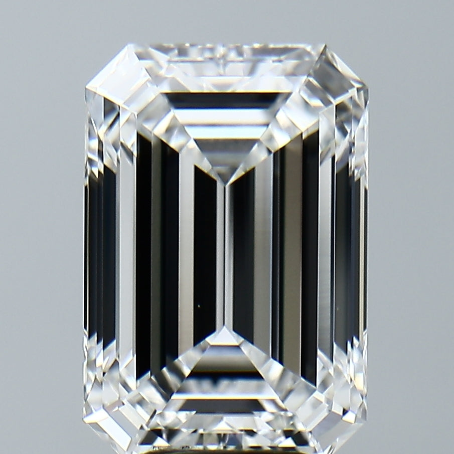 Lab-Grown 5.74 Carat Emerald Cut Diamond color E Clarity VVS2, precious stones, engagement diamonds