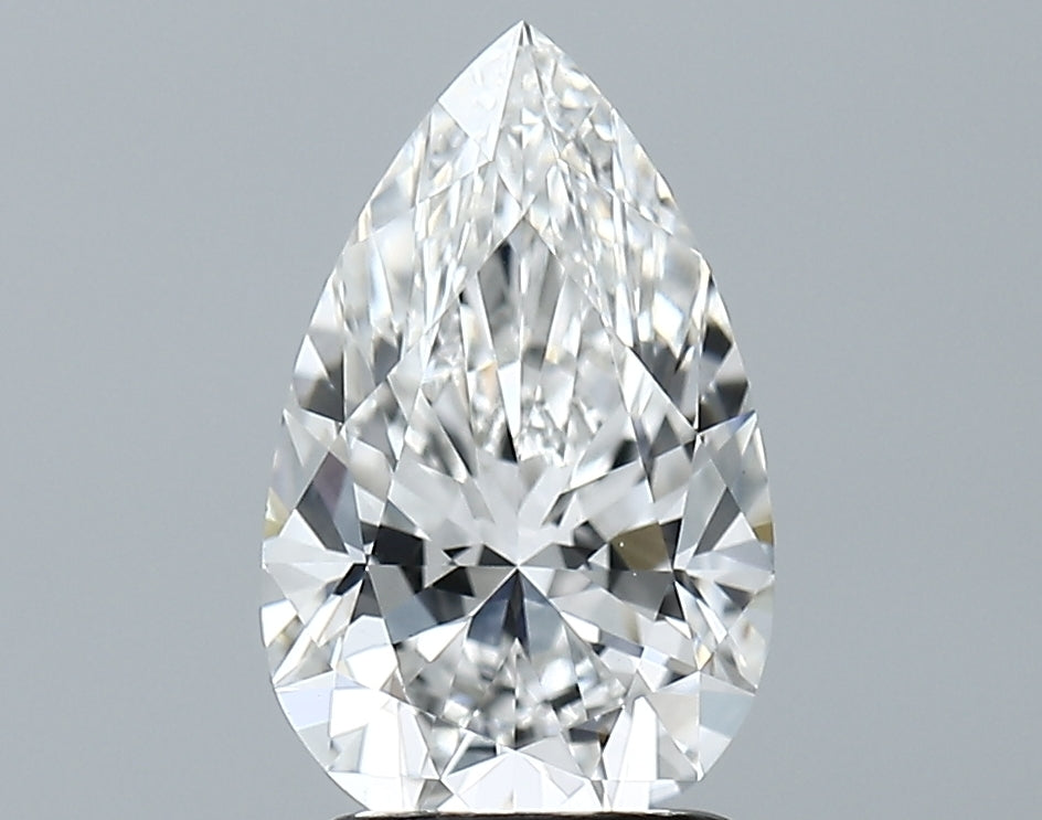 Lab-Grown 2.00 Carat Pear Shape Diamond color E Clarity VVS2, precious stones, engagement diamonds