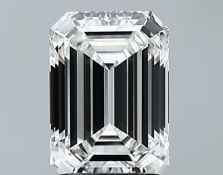 Lab-Grown 2.04 Carat Emerald Cut Diamond color E Clarity VS1, precious stones, engagement diamonds