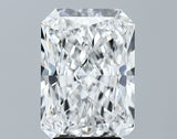 Lab-Grown 3.83 Carat Radiant Cut Diamond color E Clarity VVS2 With GIA Certificate, precious stones, engagement diamonds