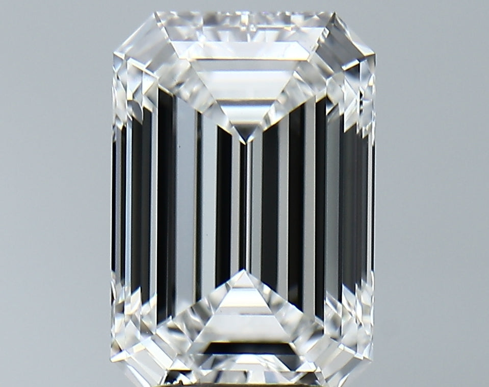 Lab-Grown 4.13 Carat Emerald Cut Diamond color E Clarity VS1 With GIA Certificate, precious stones, engagement diamonds