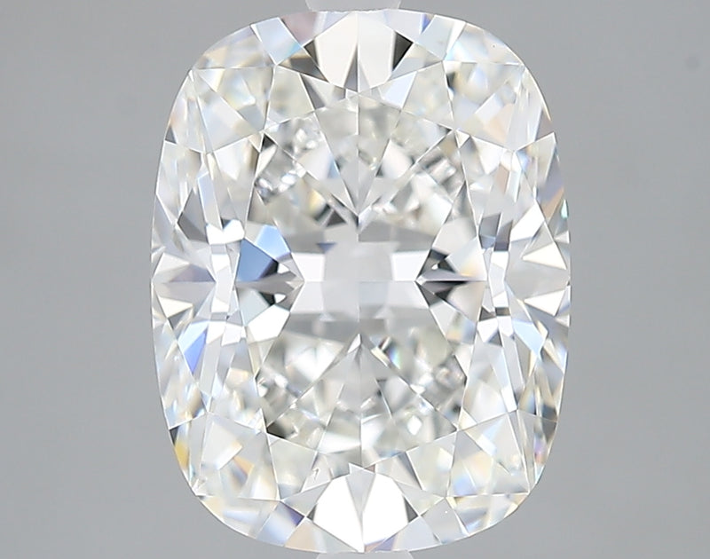 Lab-Grown 3.13 Carat Cushion Brilliant Diamond color F Clarity VVS2, precious stones, engagement diamonds