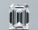 Lab-Grown 1.55 Carat Emerald Cut Diamond color D Clarity VVS2 With GIA Certificate, precious stones, engagement diamonds