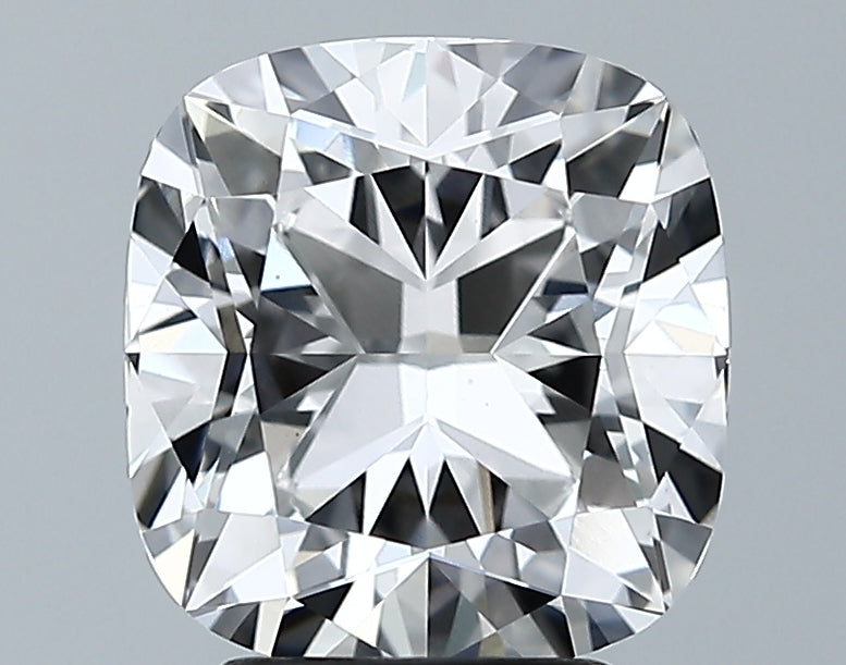 Lab-Grown 3.10 Carat Square Cushion Cut Diamond color F Clarity VS1, precious stones, engagement diamonds