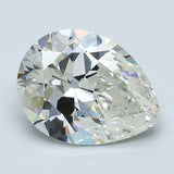 3.02 Carat Pear Shape Diamond color J Clarity VS2, natural diamonds, precious stones, engagement diamonds