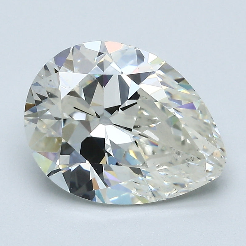 3.02 Carat Pear Shape Diamond color J Clarity VS2, natural diamonds, precious stones, engagement diamonds