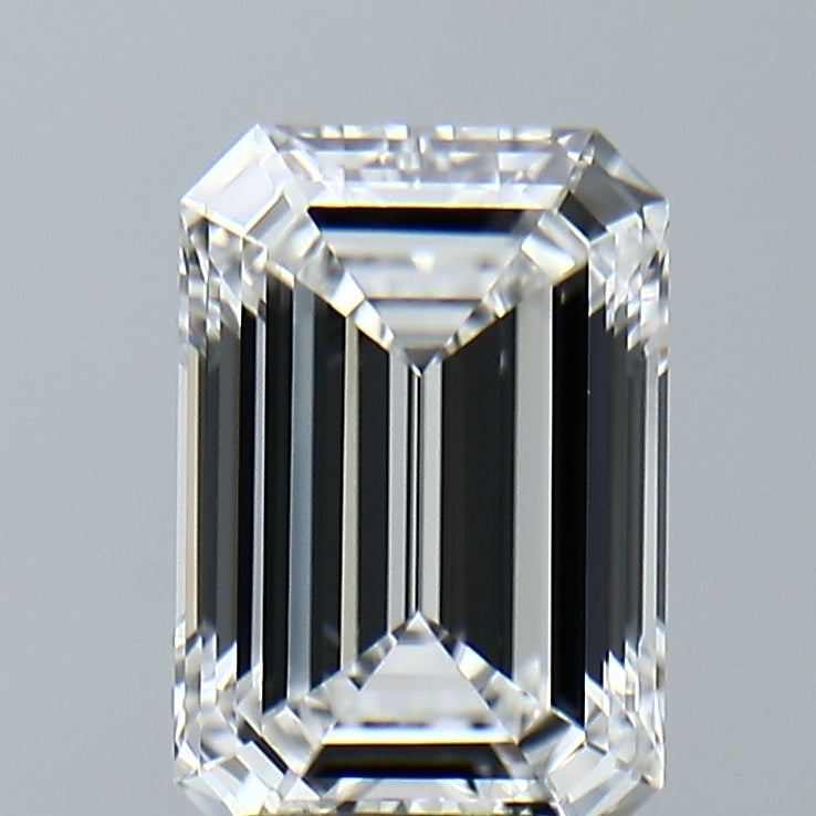 Lab-Grown 2.58 Carat Emerald Cut Diamond color E Clarity VVS2, precious stones, engagement diamonds